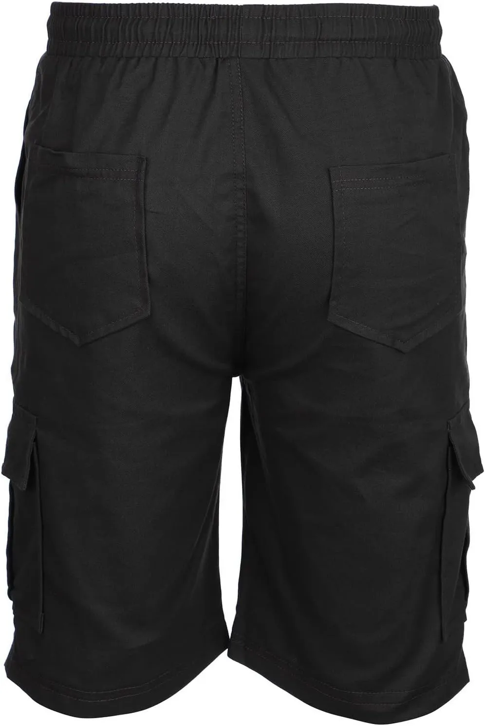 Mens Cargo Shorts Athletic Workout Gym Sweat Shorts Summer Casual Elastic Waist Short with Pockets