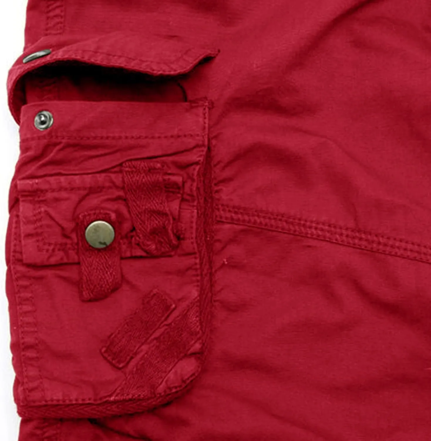 Mens Cargo Shorts Casual Summer Classic Fit Cotton Work Shorts Outdoor Hiking Short Pants With Multi Pockets (No Belt)