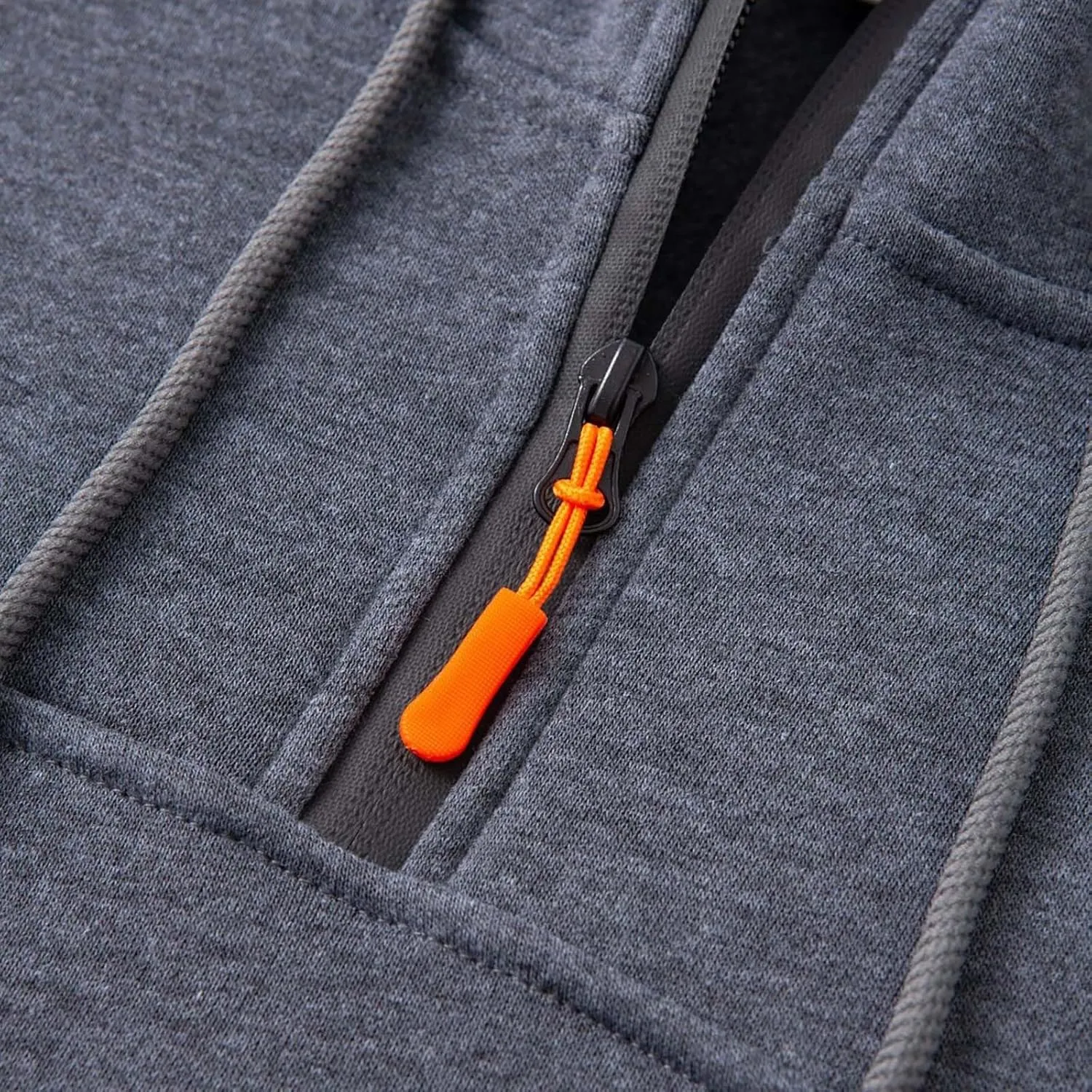 Mens Fall Hoodie Casual Half Zip Waffle Pullover Sweatshirts Running Gym Athletic Hooded Shirt with Pocket Big&Tall