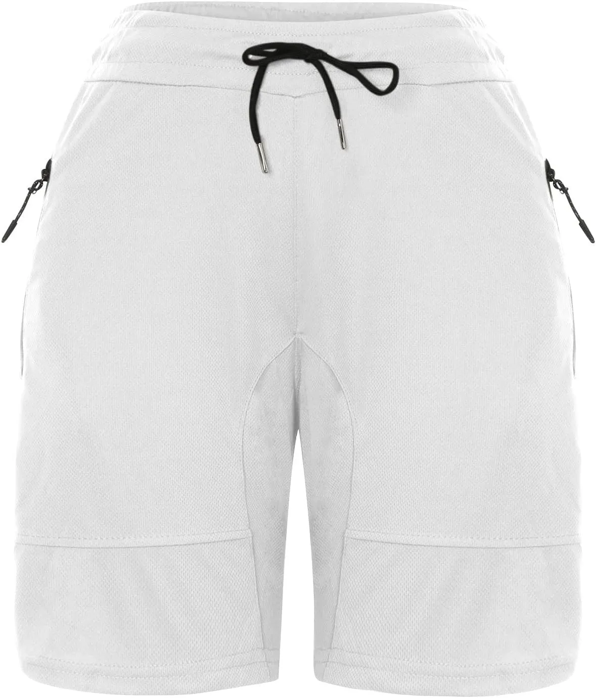 Men's Fitness Sports Sweat Shorts Elastic Waist Solid Breathable Shorts Quick Dry Running Training Shorts