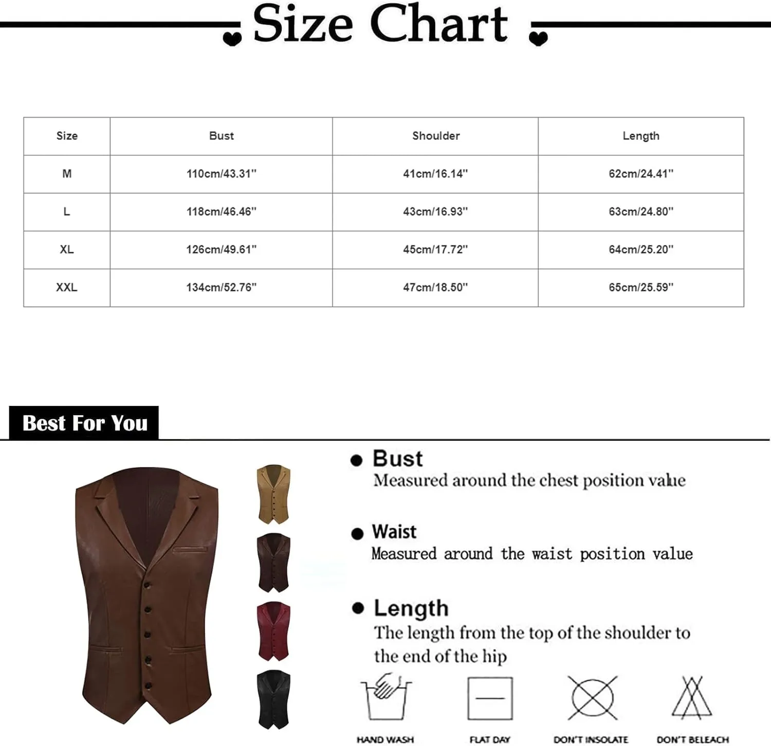 Men's Leather Suit Vest Casual Slim Fit Western Cowboy Suit Vest Jacket Club Style Motorcycle Protective Coat Vest