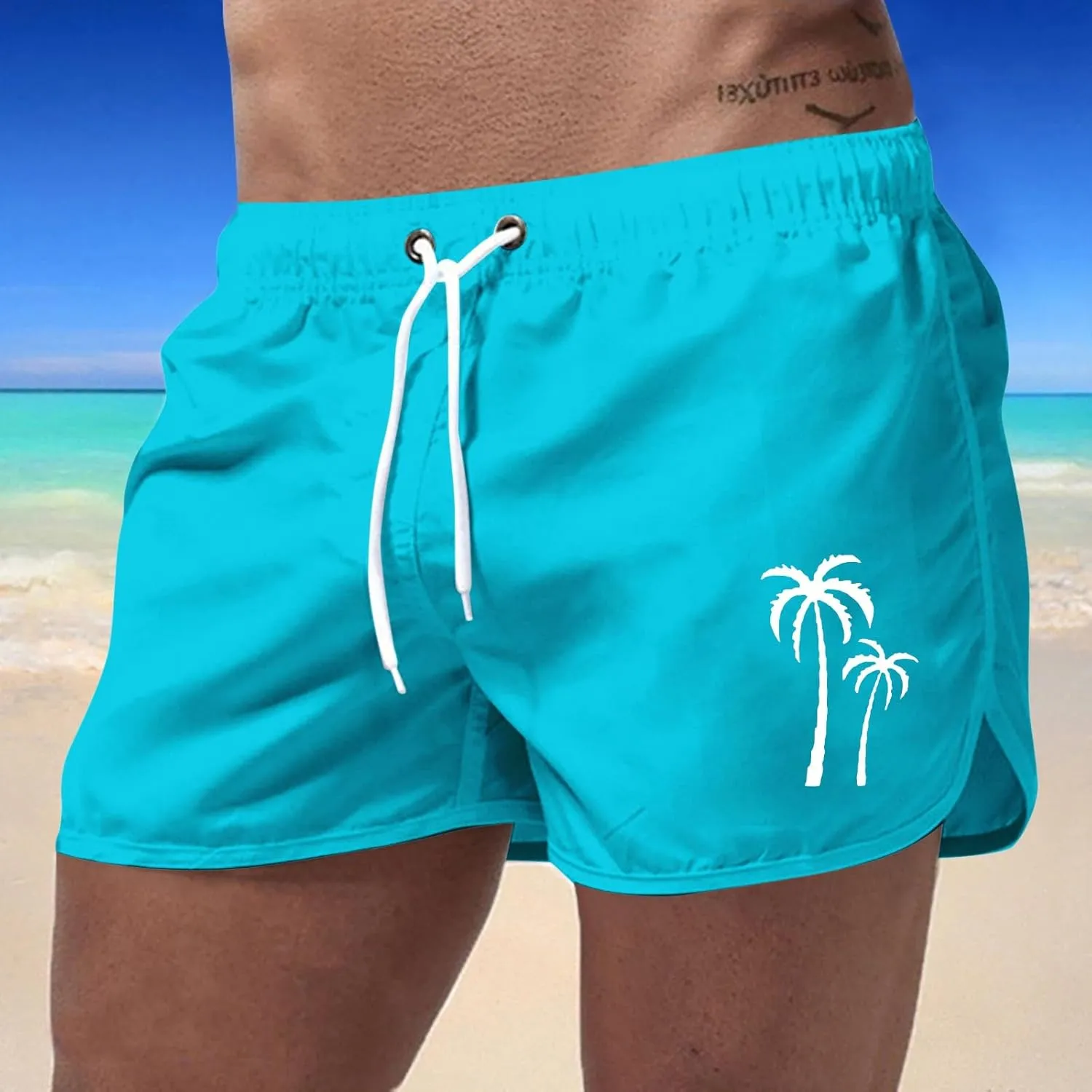 Men's Linerless Workout Shorts Lightweight Quick Dry for Running Sports Athletic Gym with Pockets