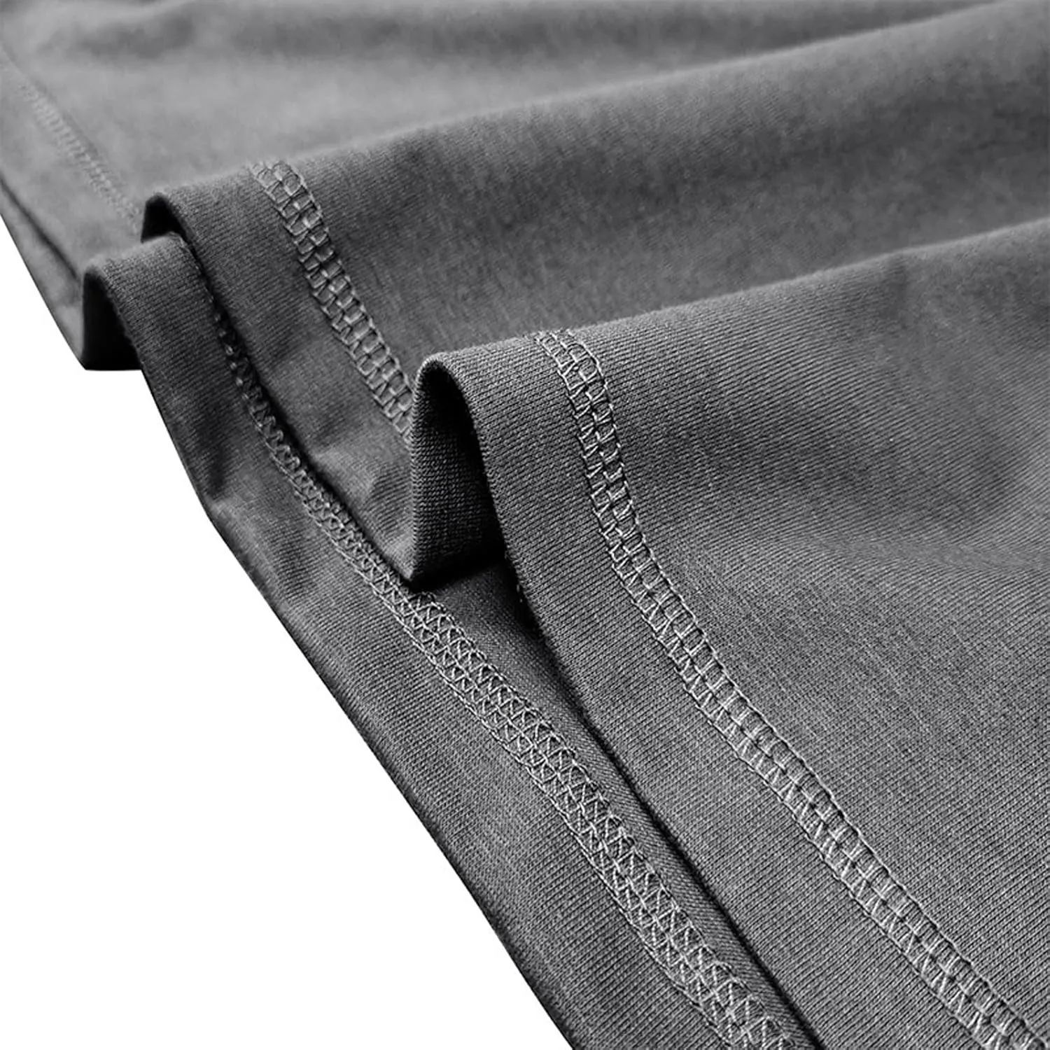 Mens Long Sleeve Muscle T Shirts Athletic Fit Henley Shirts Casual Button Crewneck Longline Gym Workout Tee Shirts