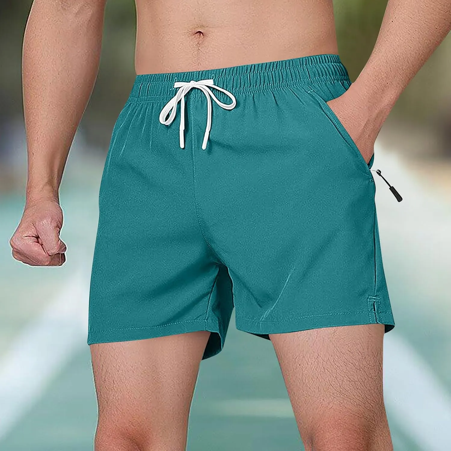 Mens Performance Shorts Quick Dry Drawstring Shorts for Sports Running or Training(Available in Plus Size)