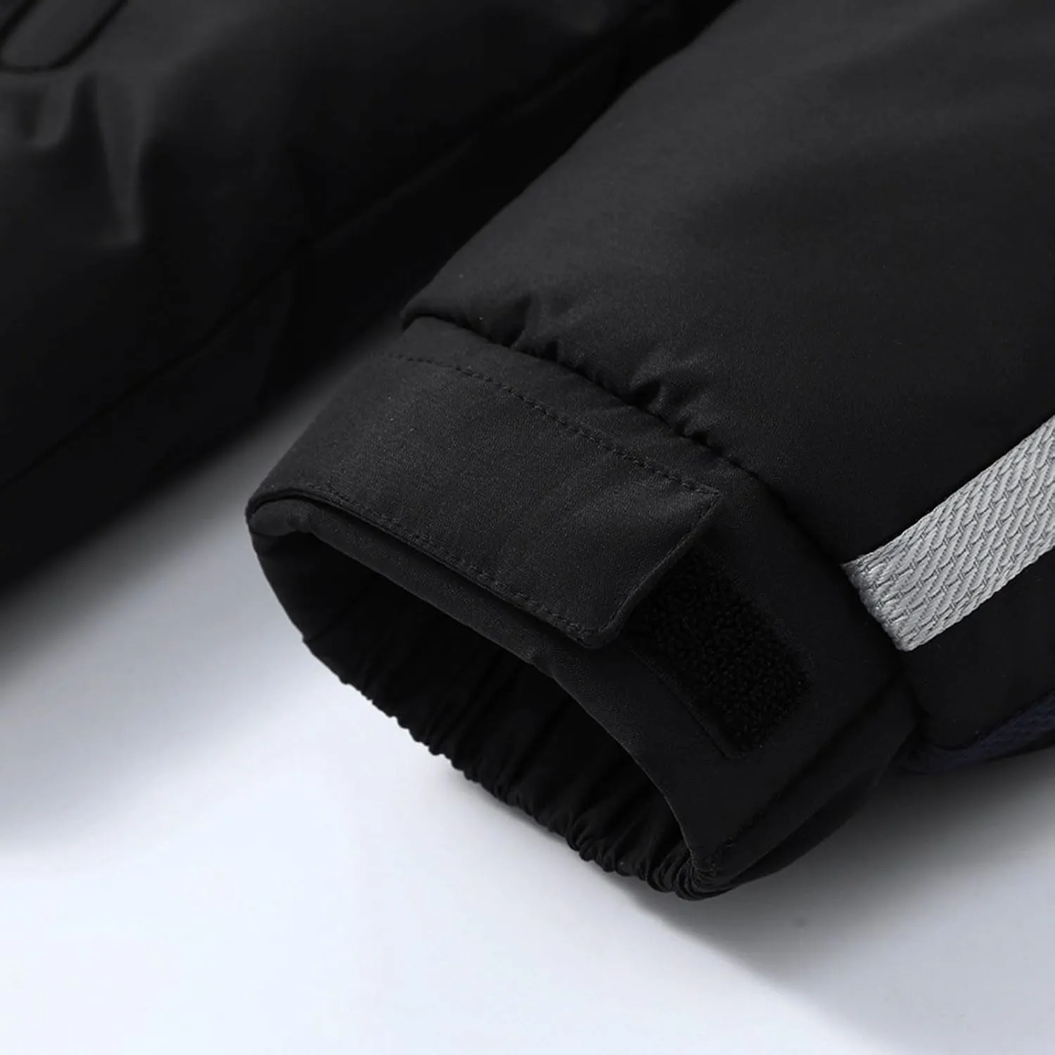 Men's Puffer Jackets Winter Warm Quilted Jacket Thicken Down Jacket Windproof Zip Up Thermal Coat Outerwear with Hood