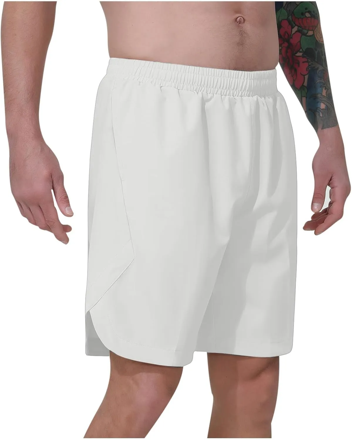 Men's Quick Dry Hiking Shorts Lightweight Running Gym Outdoor Active Shorts with Pockets Basketball Athletic Shorts