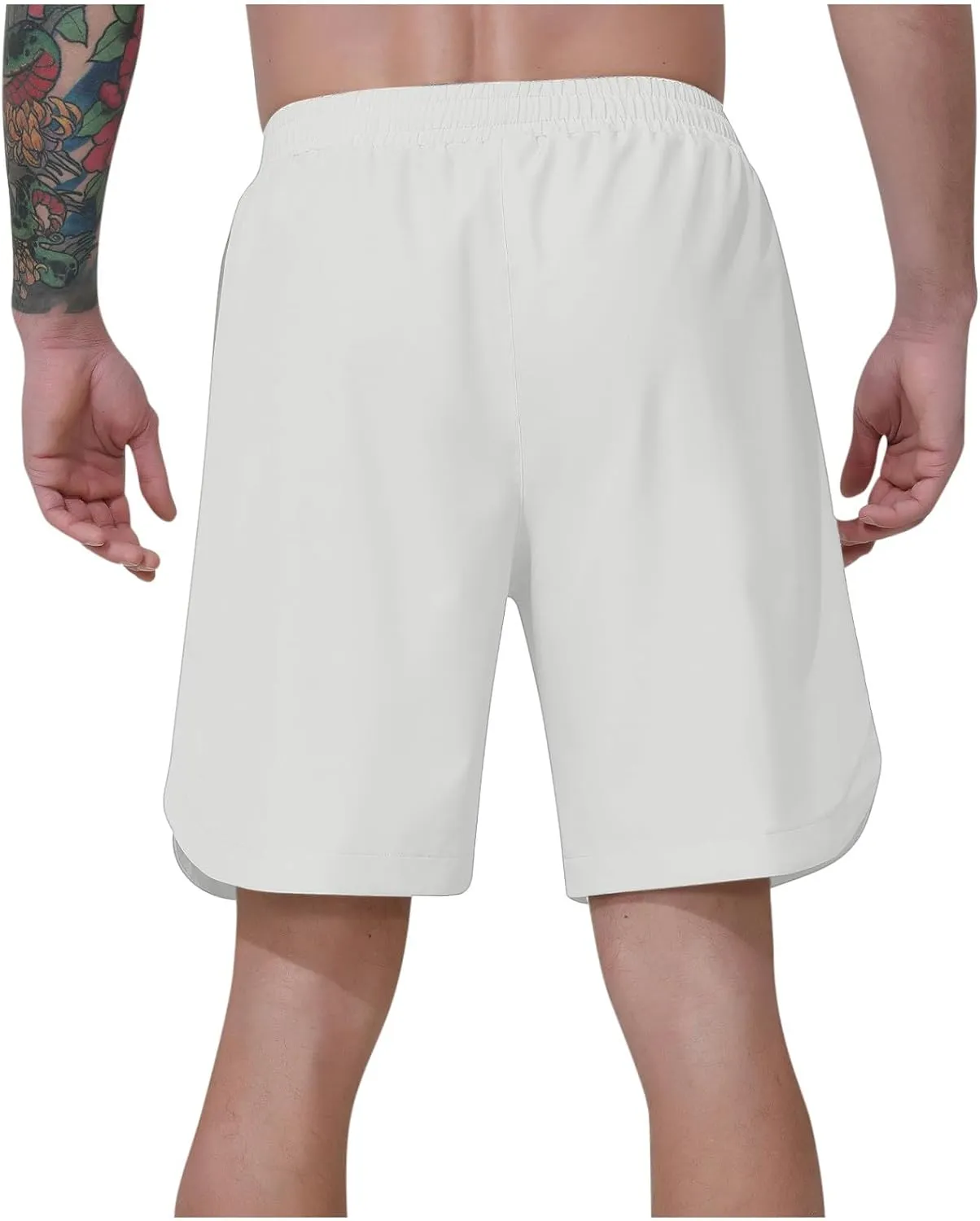 Men's Quick Dry Hiking Shorts Lightweight Running Gym Outdoor Active Shorts with Pockets Basketball Athletic Shorts