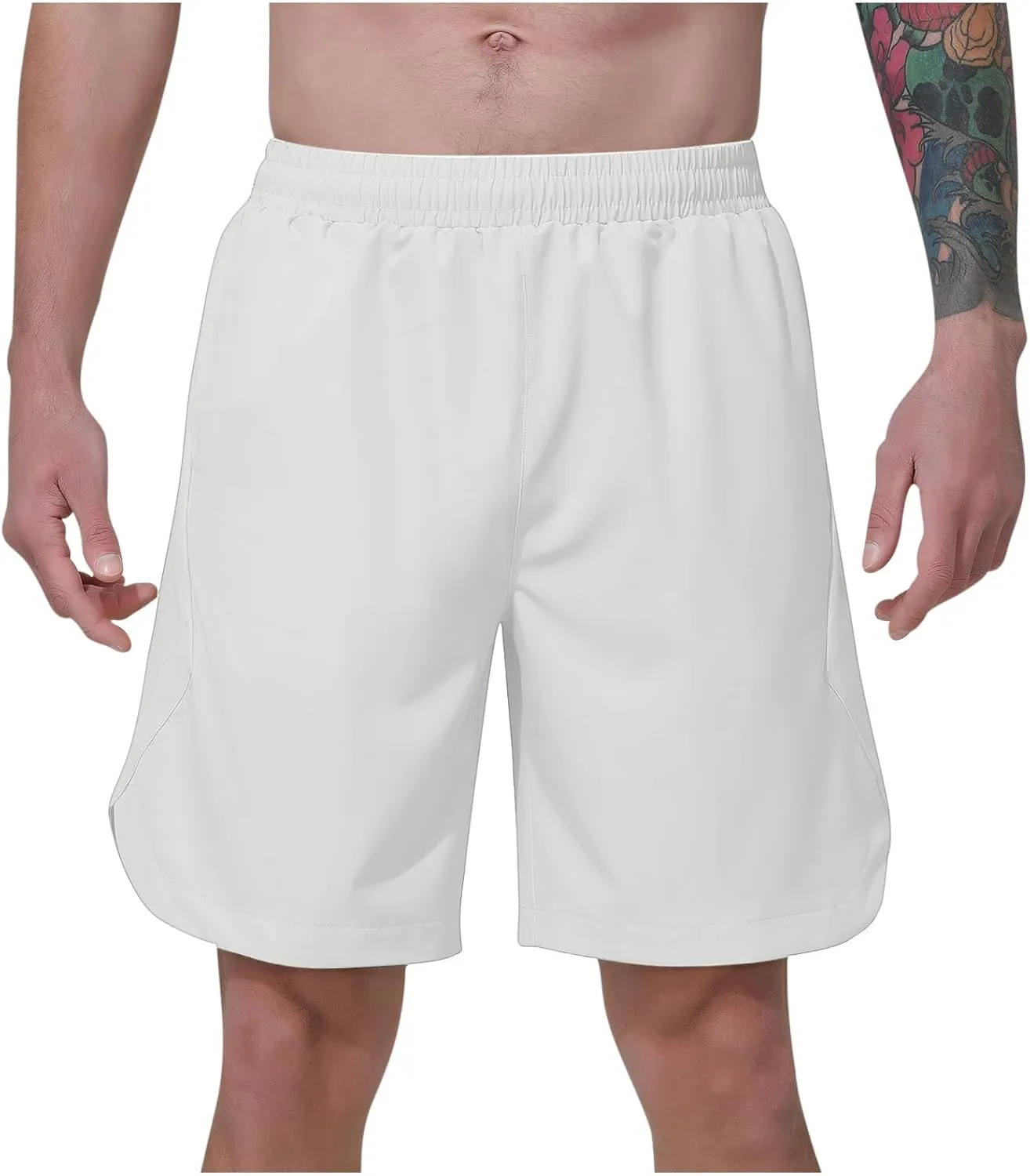 Men's Quick Dry Hiking Shorts Lightweight Running Gym Outdoor Active Shorts with Pockets Basketball Athletic Shorts