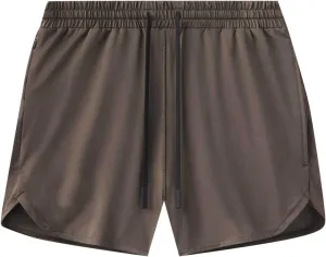 Mens Quick Dry Mesh Breathable Shorts, Drawstring Zipper Pockets Athletic Running Short, 3 Inch Workout Gym Shorts