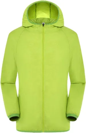 Mens Rain Jackets Waterproof with Hood Long Sleeve Outdoor Hiking Cycling Hooded Lightweight Windbreaker Jackets