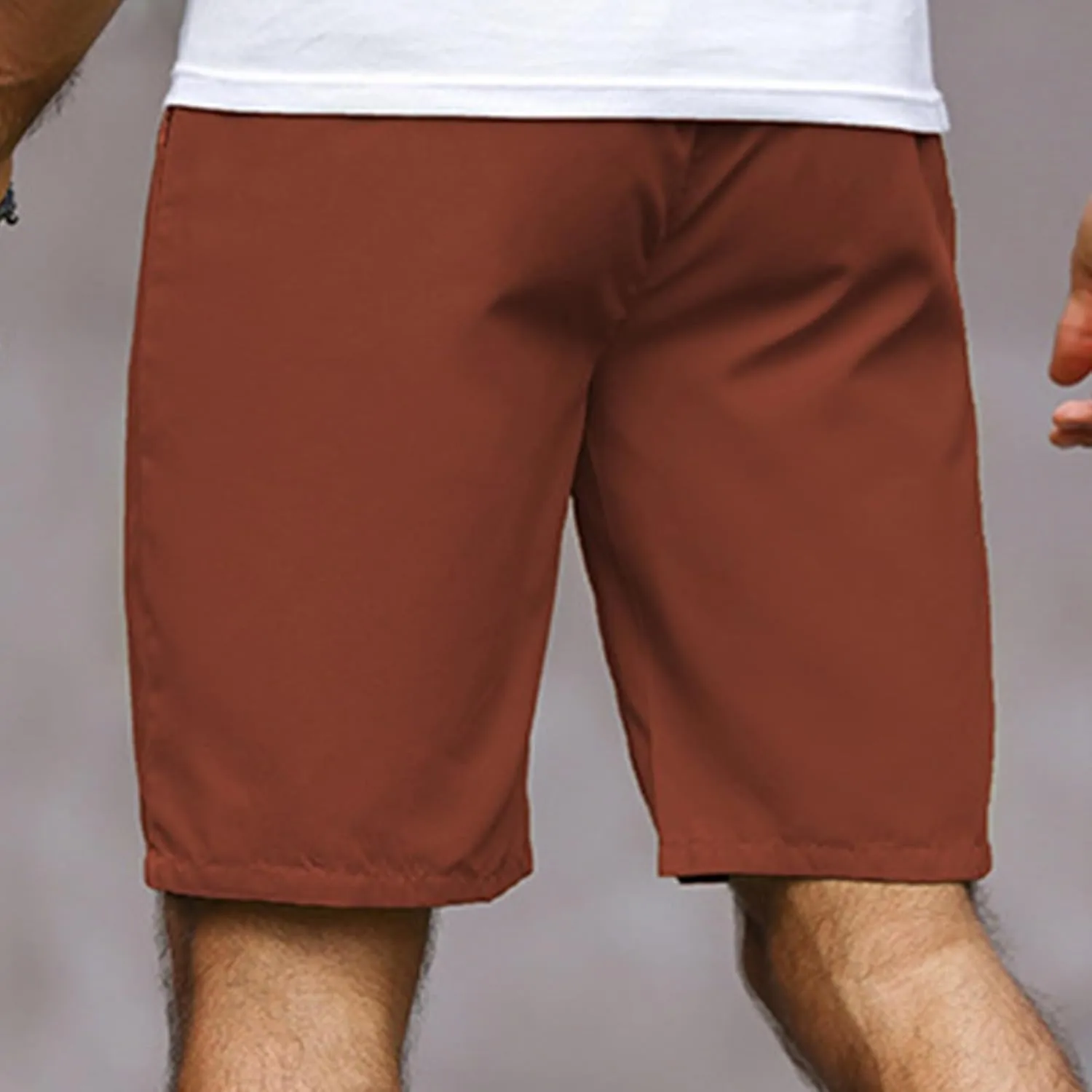 Men's Running Athletic Shorts Casual Straight Leg Drawstring Waist Workout Short Pant Summer Quick Dry Beach Shorts