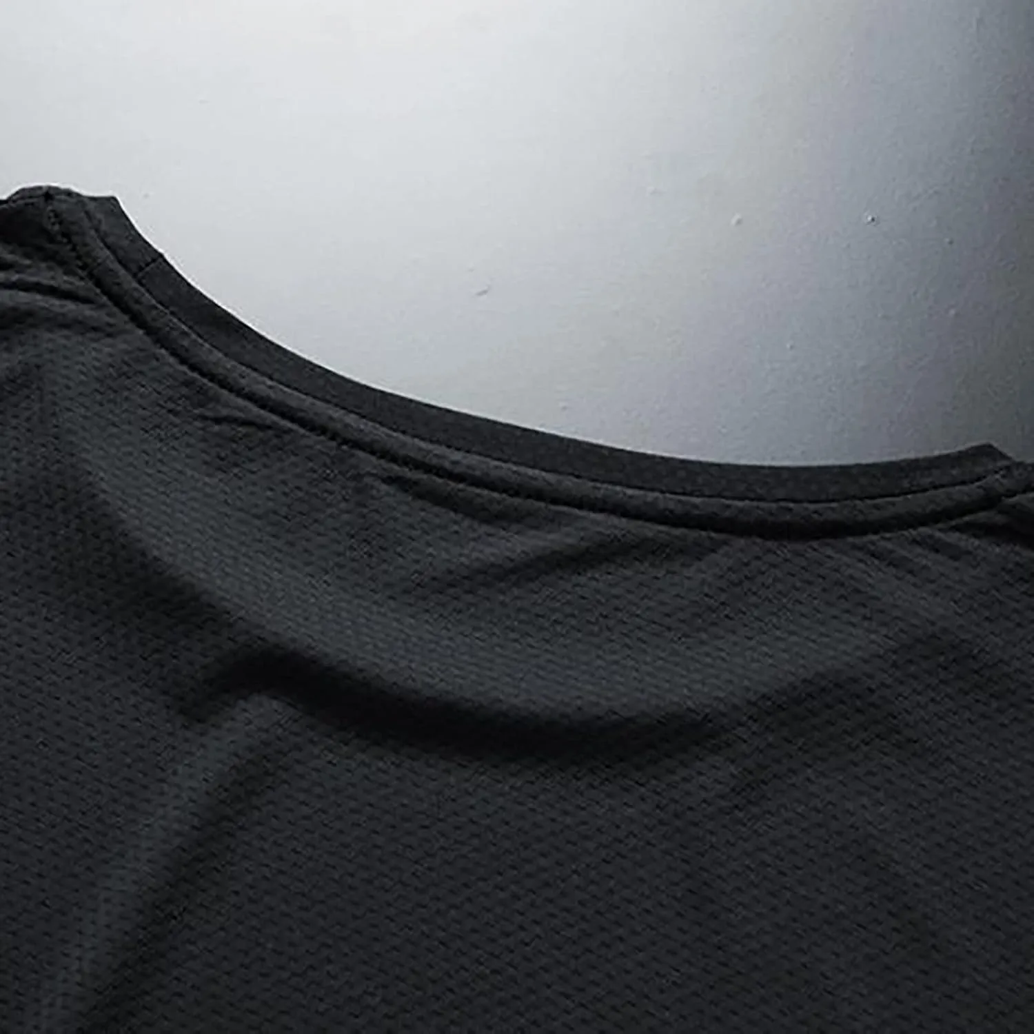 Mens Short Sleeve Tshirts Moisture Wicking Cooling Ice Silk Outdoor Hiking Tees Quick Dry Running Workout Athletic T Shirts