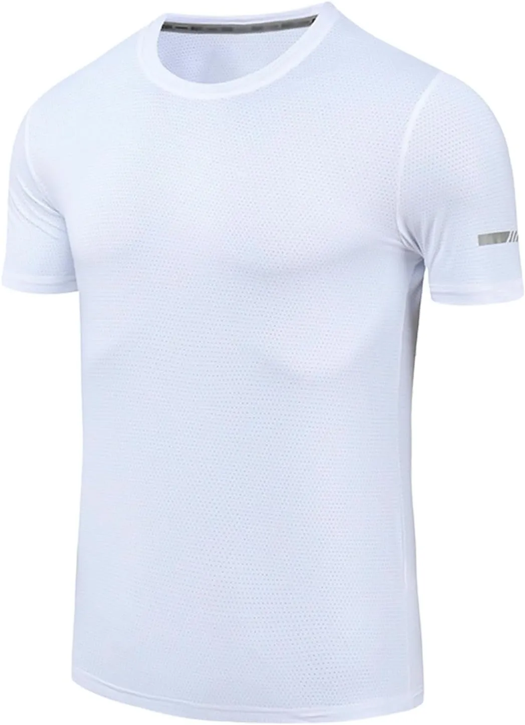 Men's Short Sleeve UPF 50  T-Shirt Sun Protection Quick Dry Rash Guard Swim Shirts Athletic Running Workout Top Tee