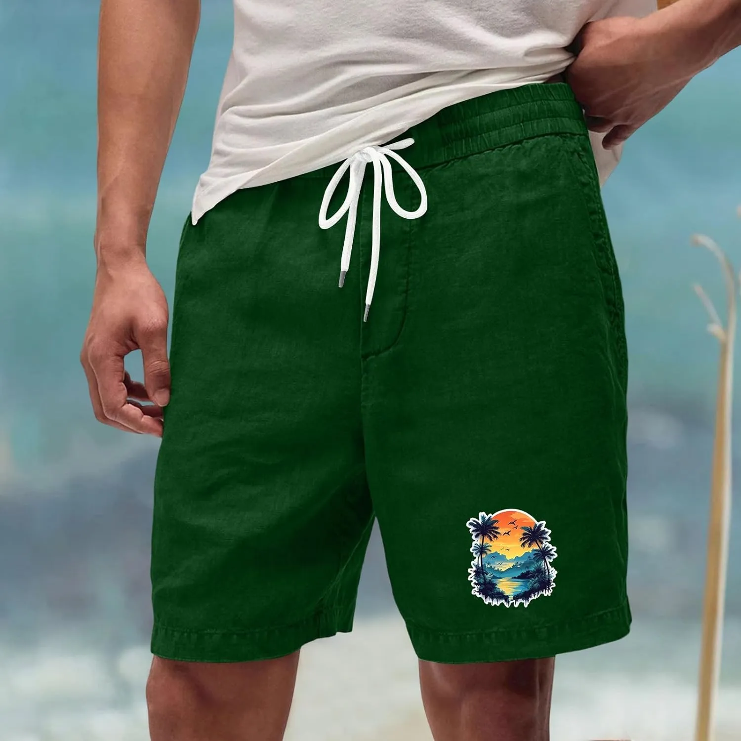 Men's Shorts Mens Basketball Shorts Loose Fit 5 Inch Quick Dry Graphic Comfy Fashion Vacation Baggy Exercise