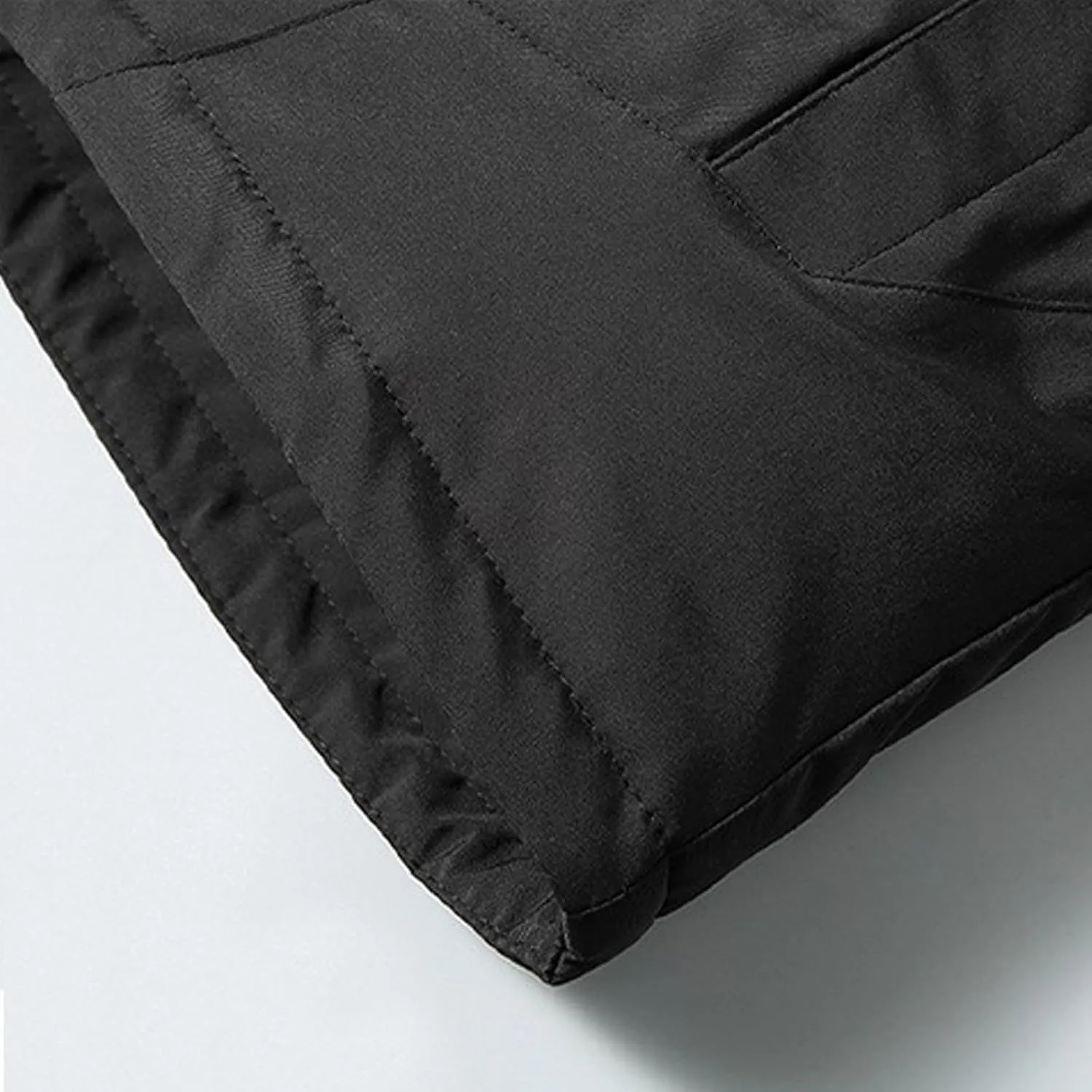 Men's Ski Puffer Jacket Hooded Warm Winter Snow Coat Waterproof Mountain Windbreaker Down Jacket for Hiking Traval