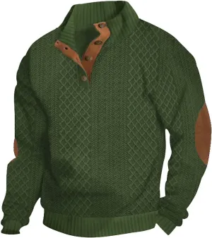 Mens Swearshirt Henley Neck Workout Lightweight Big And Tall Long Sleeve Pullover