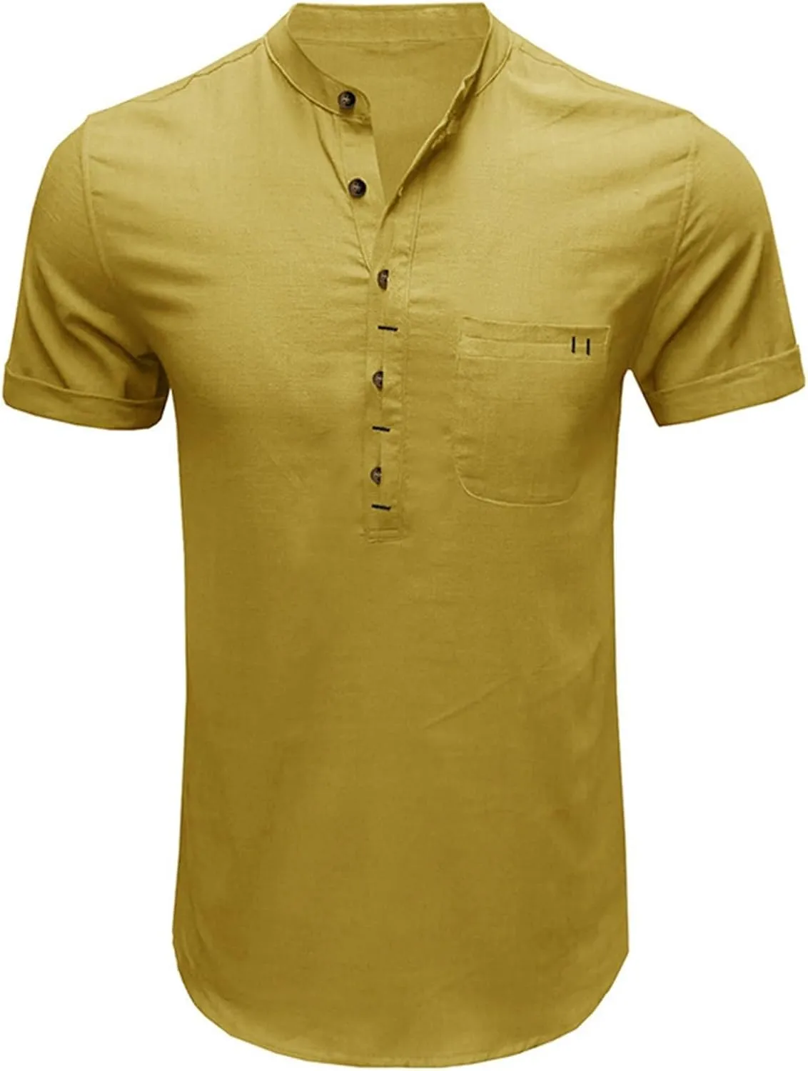 Men's Vintage Bowling Shirts 1950s Casual Short Sleeve Cuba Guayabera Shirt Lightweight Quick Dry Summer Beach Tops