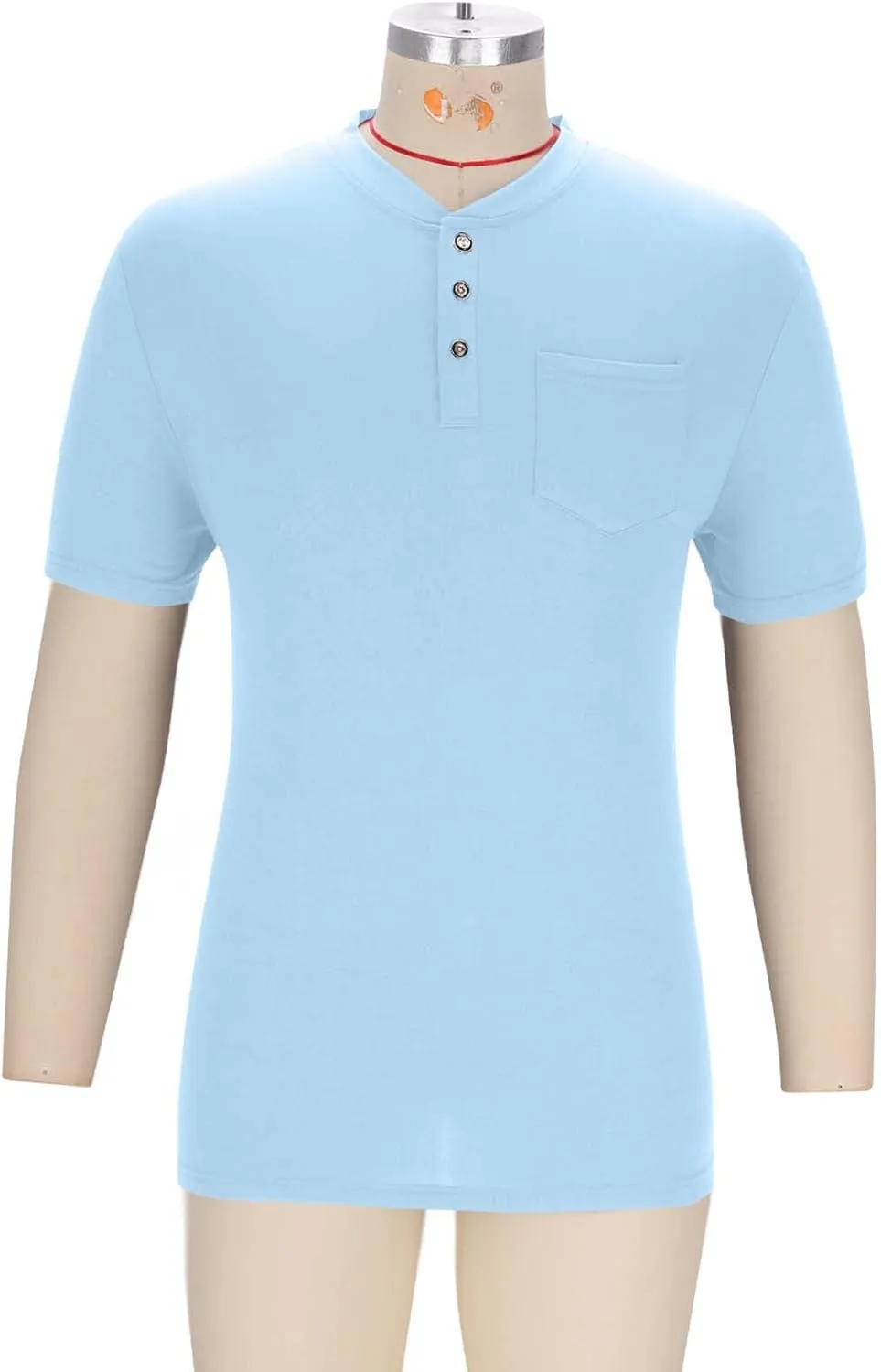 Polo Shirts for Mens Casual Golf Shirt Classic Soft Color Block T-Shirts Summer Vacation Loose Athletic Pullover Tee