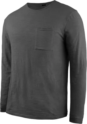 PrettyGuide Men's Cotton Long Sleeve Shirts Undershirt Lightweight Casual Crewneck Pocket T-Shirt