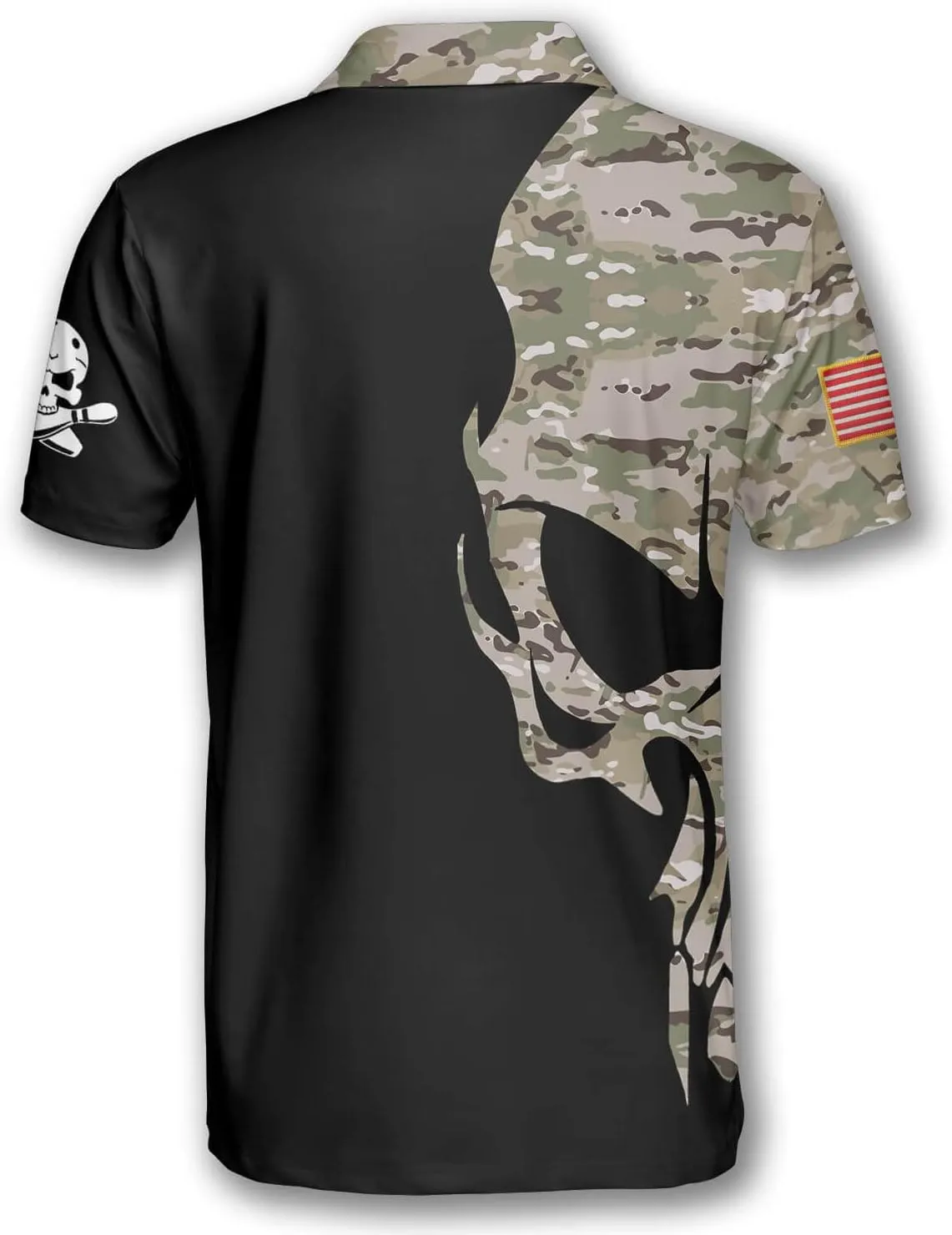 PRIMESTY Bowling Shirts for Men, Short-Sleeve Bowling Jerseys for Team, Bowling Men's Polo Shirts