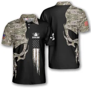 PRIMESTY Bowling Shirts for Men, Short-Sleeve Bowling Jerseys for Team, Bowling Men's Polo Shirts