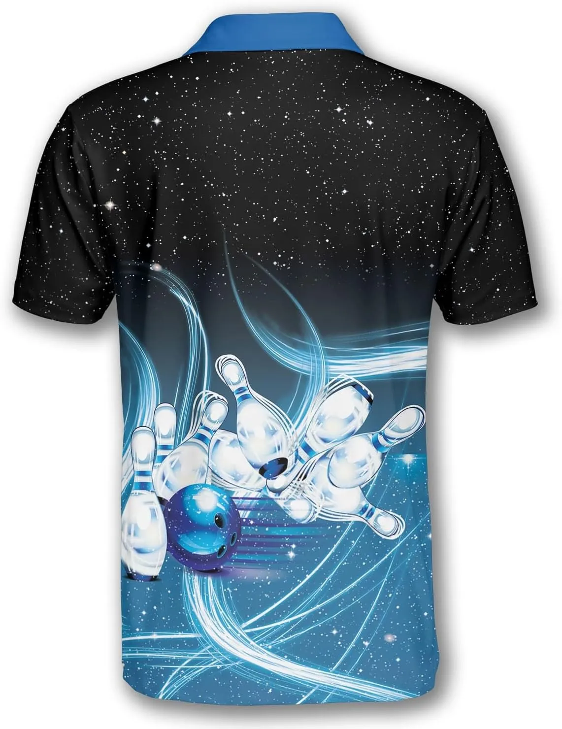PRIMESTY Bowling Shirts Gift for Bowling Lover, Bowling Shirt for Men Women Polo Team 3D Unisex Jersey Short Sleeve Funny