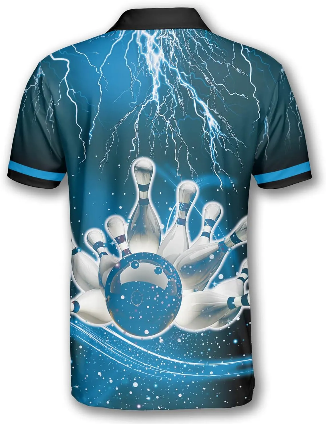 PRIMESTY Bowling Shirts Gift for Bowling Lover, Bowling Shirt for Men Women Polo Team 3D Unisex Jersey Short Sleeve Funny