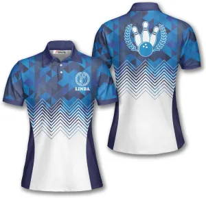 PRIMESTY Custom Bowling Shirts for Women- Short-Sleeve Bowling Shirts for Girls- Personalized Bowling Jerseys