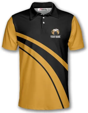 PRIMESTY Custom Bowling Shirts- Short-Sleeve Bowling Shirts for Men- Personalized Bowling Shirts Men's Polo