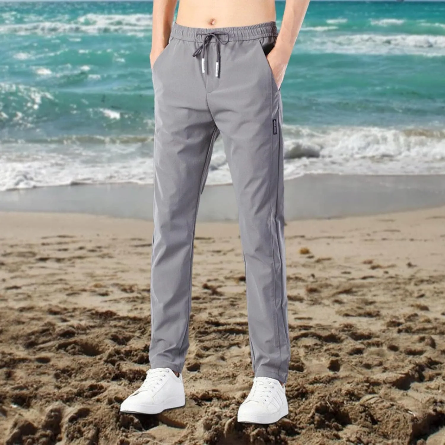 Quick Dry Gym Joggers Sweatpants for Men Causal Slim Fit Running Trousers Big and Tall Workout Jogging Trousers