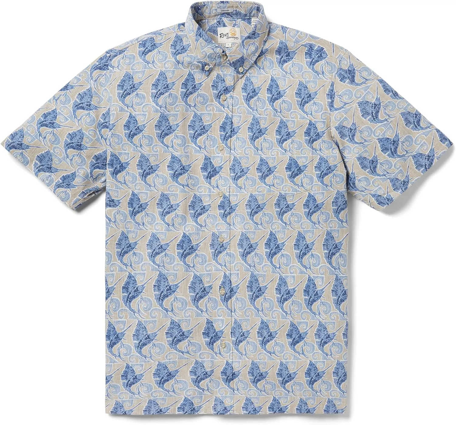 Reyn Spooner Oceanic Hawaiian Aloha Shirt - Button Front