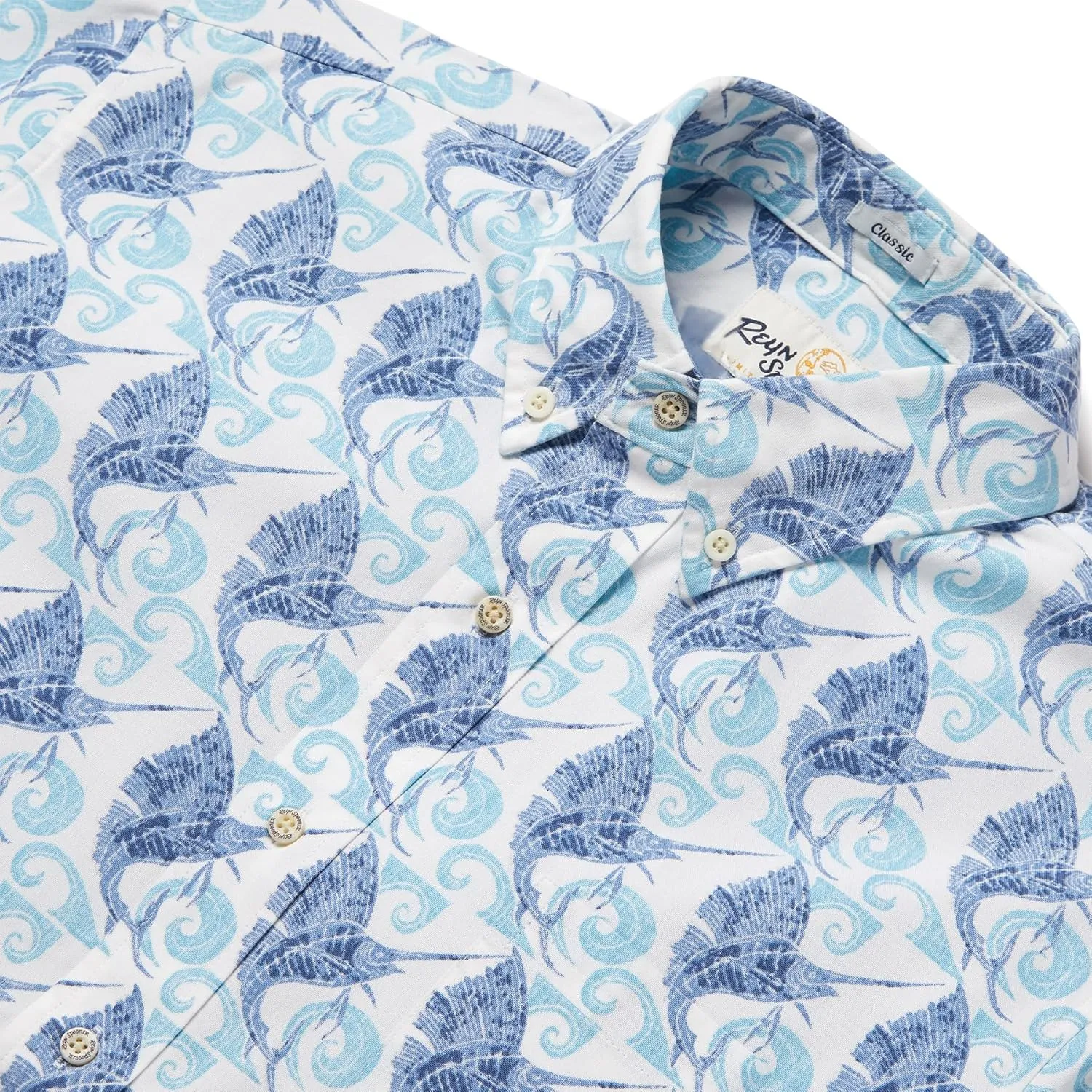 Reyn Spooner Oceanic Hawaiian Aloha Shirt - Button Front
