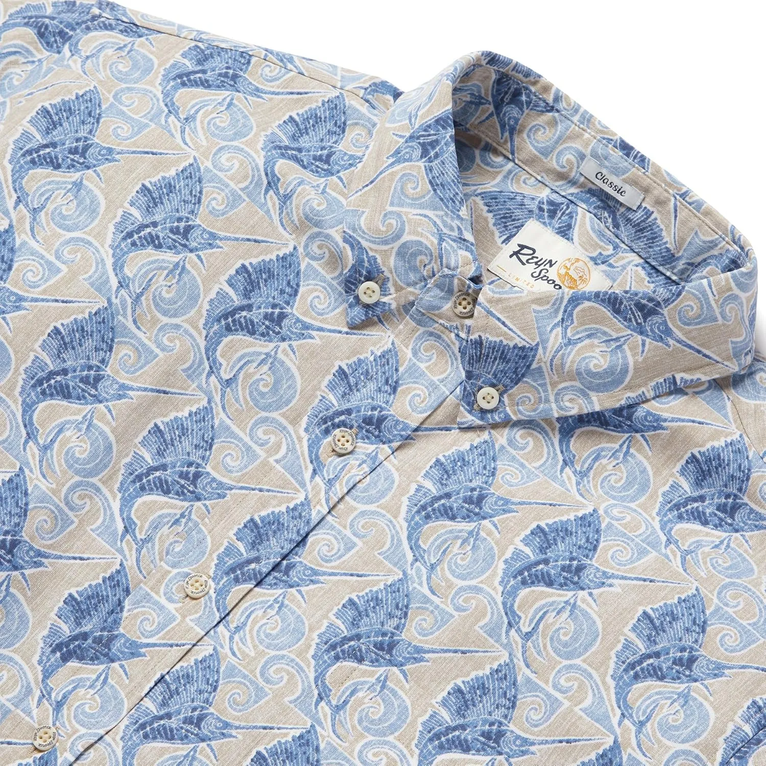 Reyn Spooner Oceanic Hawaiian Aloha Shirt - Button Front
