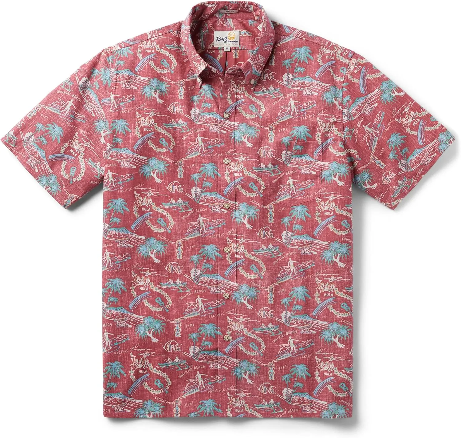 Reyn Spooner Oceanic Hawaiian Aloha Shirt - Button Front