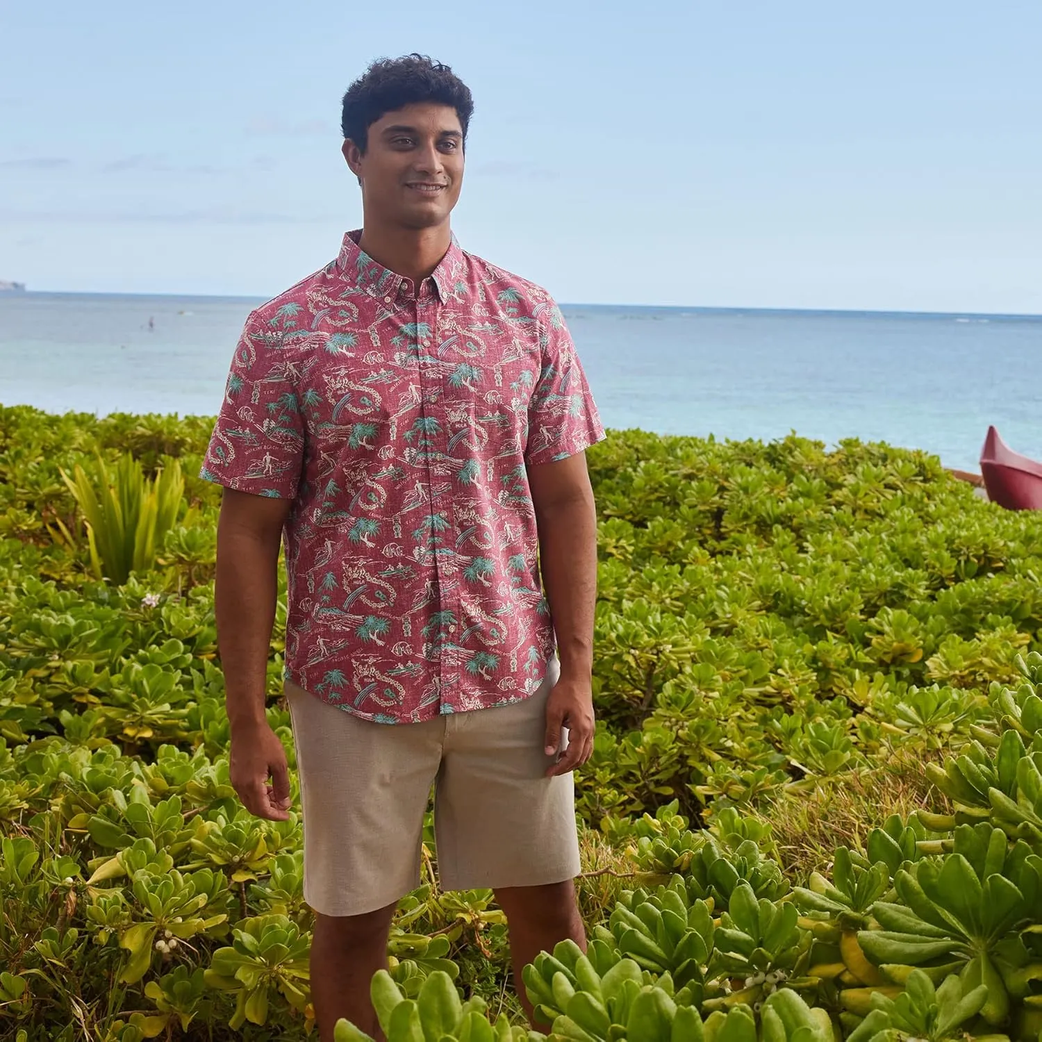 Reyn Spooner Oceanic Hawaiian Aloha Shirt - Button Front