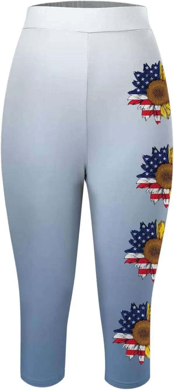 sdbrld Gym Leggings for Women 2024 Super Bowl Sport Theme Party Leggings Football Print Game Day Tights High Waist Yoga Pants