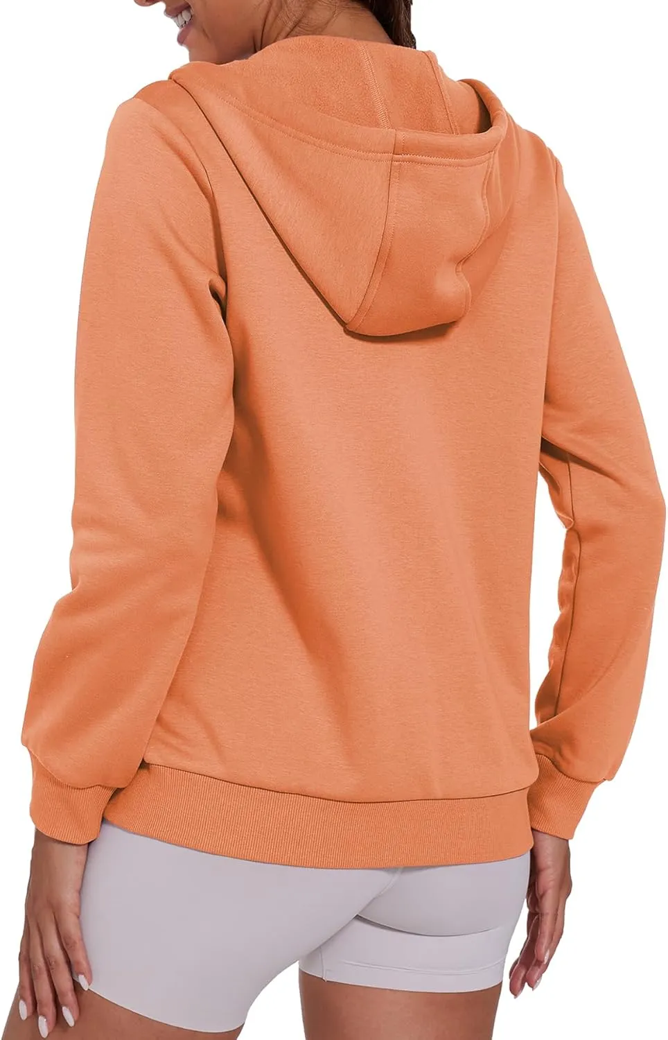 SMENG Womens Zip Up Hoodies Long Sleeve Fit Hooded Sweatshirts 2024 Casual Lightweight Jacket