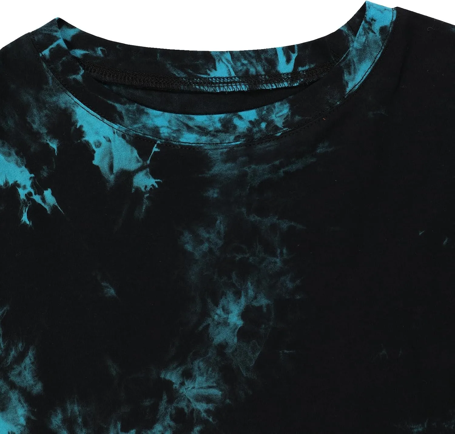 SOFIA'S CHOICE Tie Dye Shirt Women Short Sleeve Tee Shirt Crew Neck Casual Summer Tops