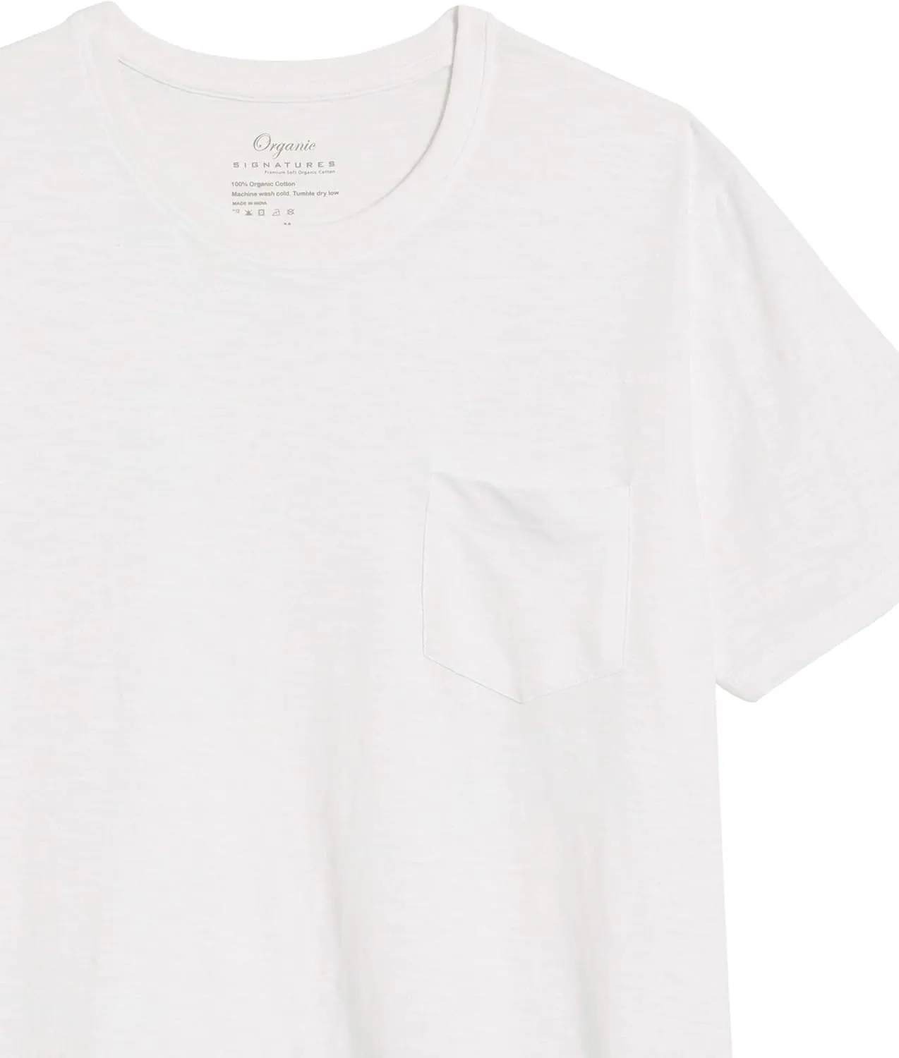 Soft Lightweight Pocket T-Shirts for Men 100% Organic Cotton