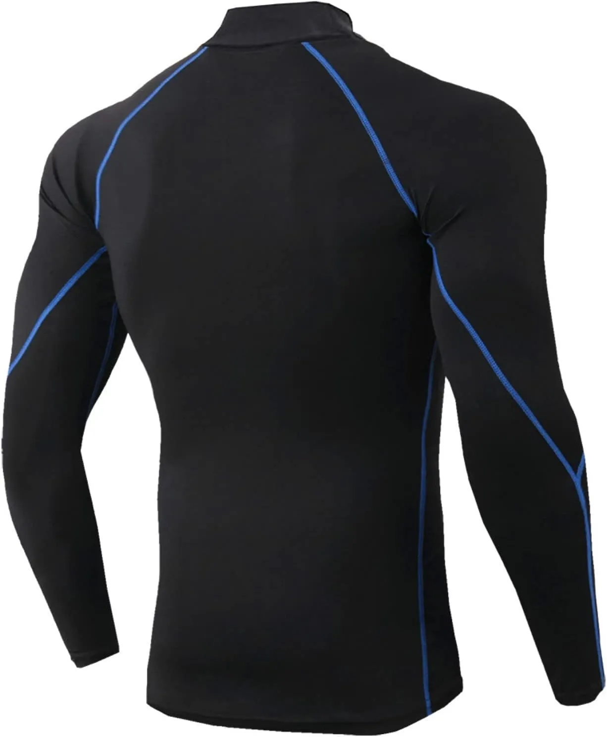 Sports Compression Shirt for Men Long Sleeve Workout Baselayer Shirts Quick Dry Gym Yoga Athletic Running Tee Tops
