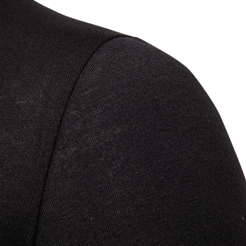 Stylish Asymmetrical Lace Up T-Shirts for Men Slim Fit Designer Irregular Crew Neck Long Sleeve Top Retro Gothic Cosplay Tees
