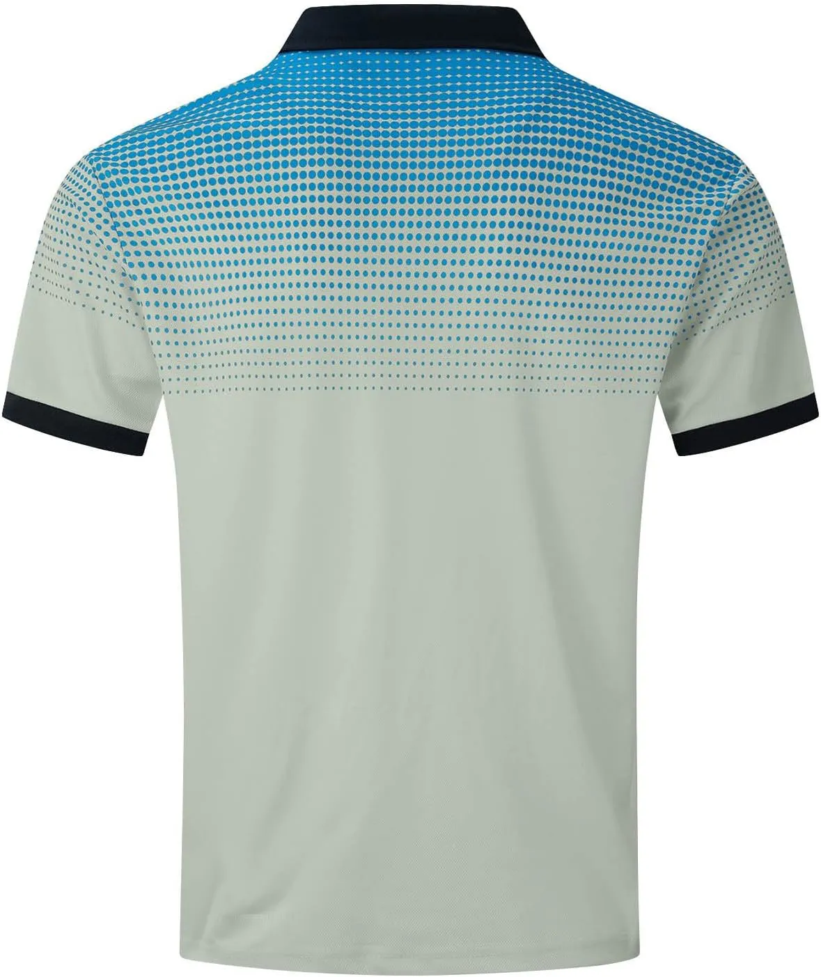 Summer Shirt for Men Casual Loose Fit V-Neck Gradient Color T Shirt Formal Button Up Short Sleeve Tees Loose Pullover