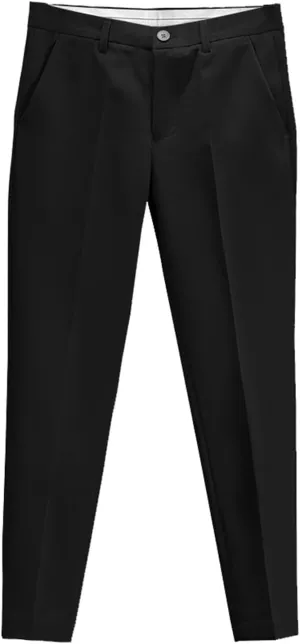Summer Slim Fit Small Foot Casual Business Cropped Suit Pants Foam