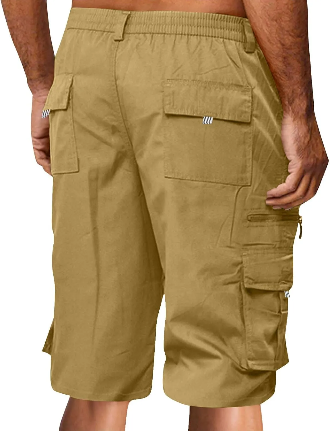 Sweat Shorts Men Ripstop Athletic Casual Woodland Jogging Water Resistant Beach Summer Exercise Suit