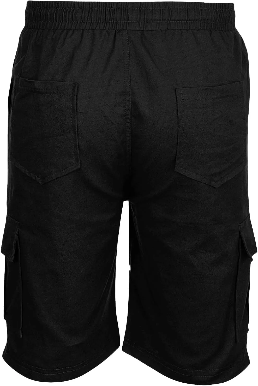 WENKOMG1 Mens Cotton Gym Shorts,Solid Elastic Waist Drastring Workout Shorts Running Jogging Trunks Basketball Shorts