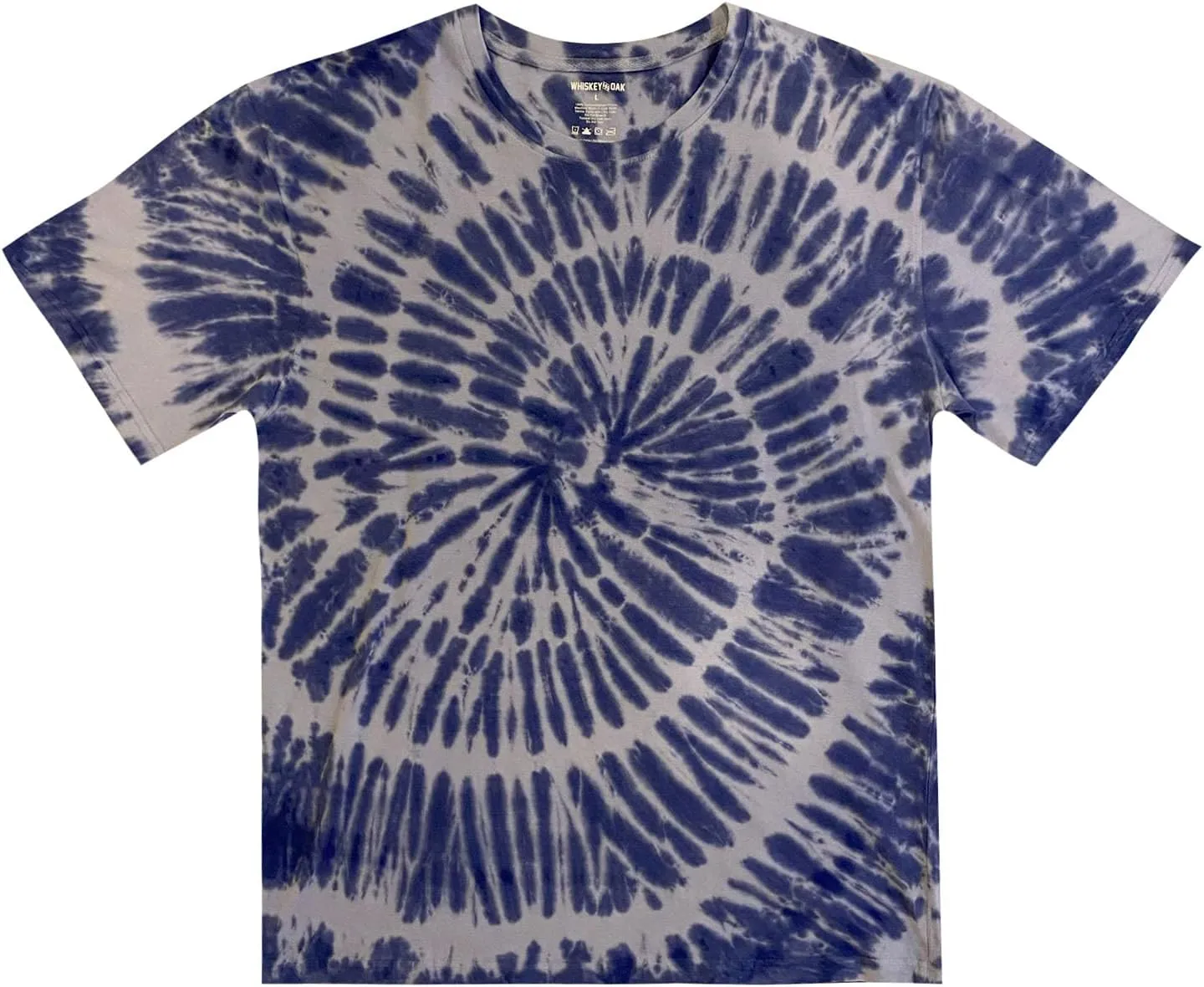 Whiskey & Oak Mens Tie Dye T-Shirt  Crew Neck Tee Shirt