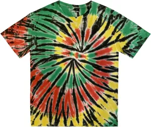 Whiskey & Oak Mens Tie Dye T-Shirt  Crew Neck Tee Shirt
