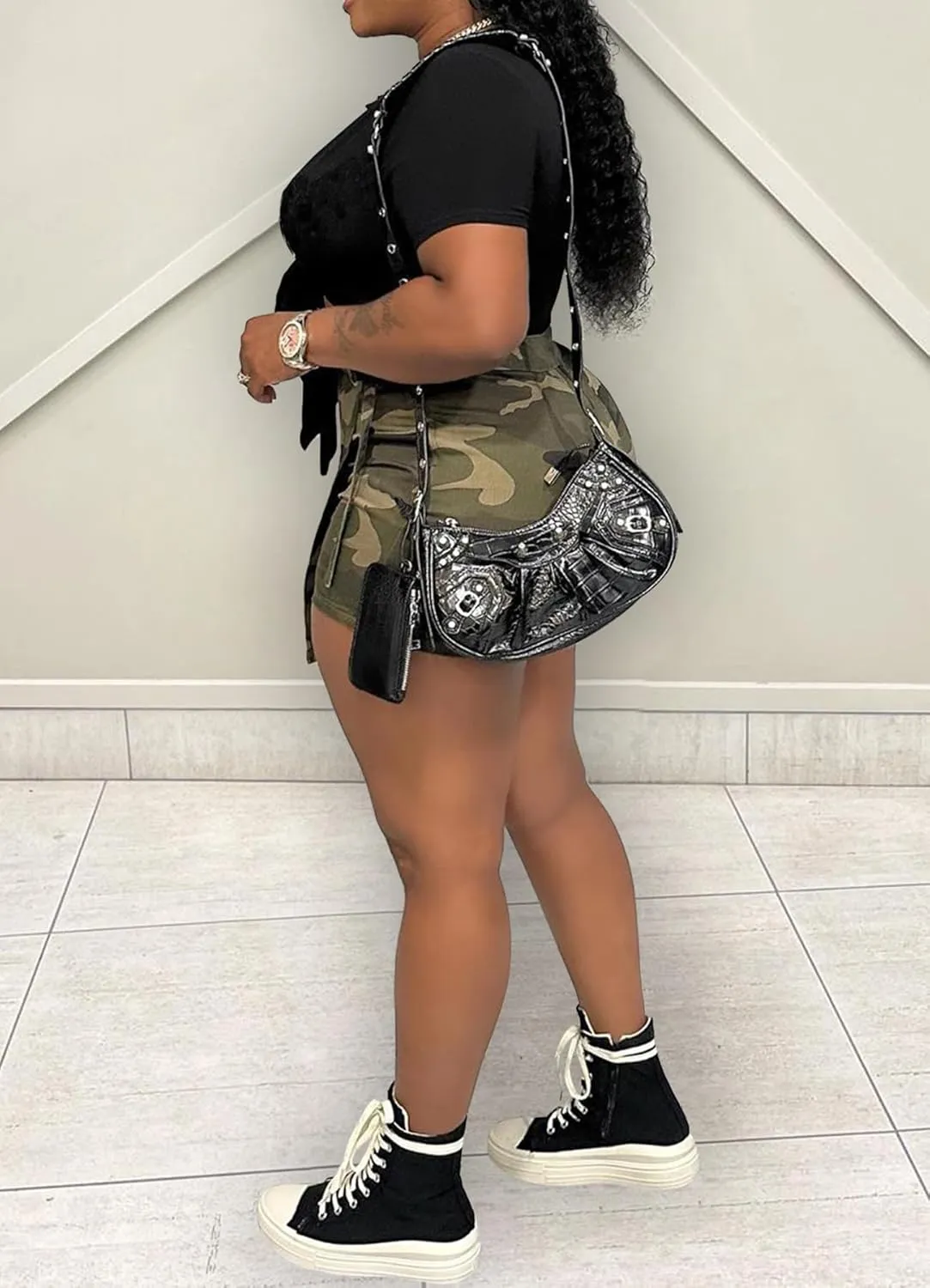 Womens Bermuda Sweat Shorts Summer Casual Drawstring Elastic Waisted Jogger Loose Athletic Shorts