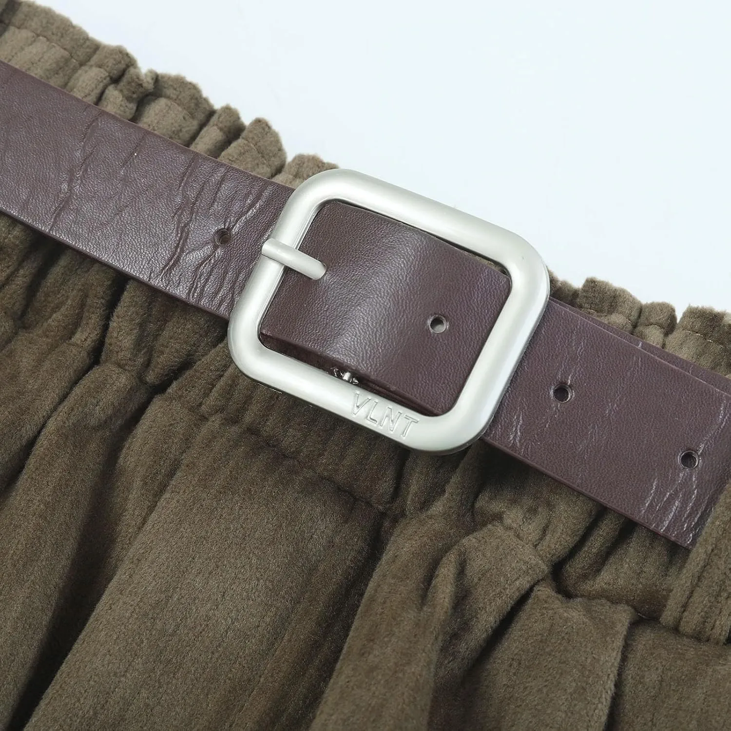 Women's Corduroy Shorts Summer High Waist Pleated Loose Casual Super Soft Pocket Corduroy Wide Leg Shorts