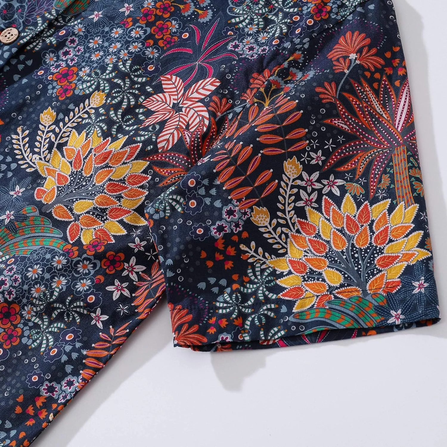 Womens Hawaiian Shirts Tropical Print Short Sleeve Button Down Shirt Casual Hawaii Beach Top Blouse